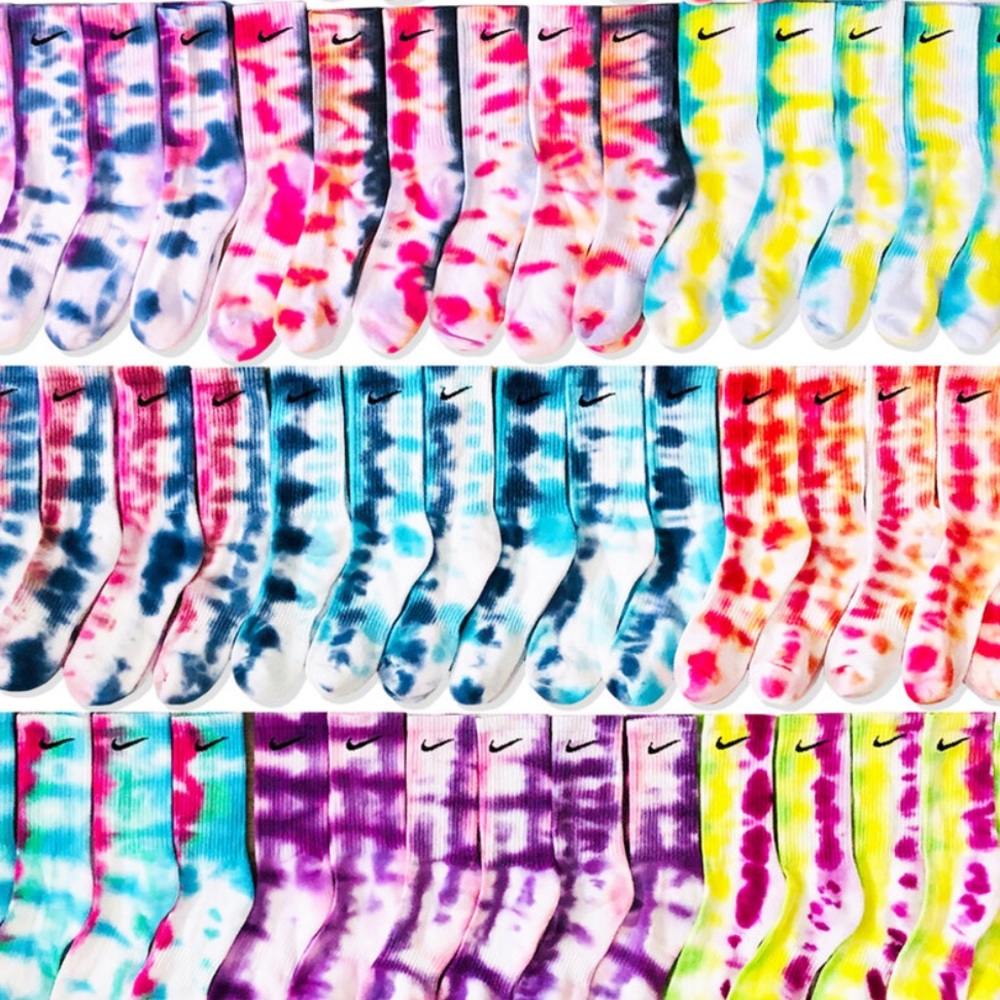 Tie Dye Nike Socks